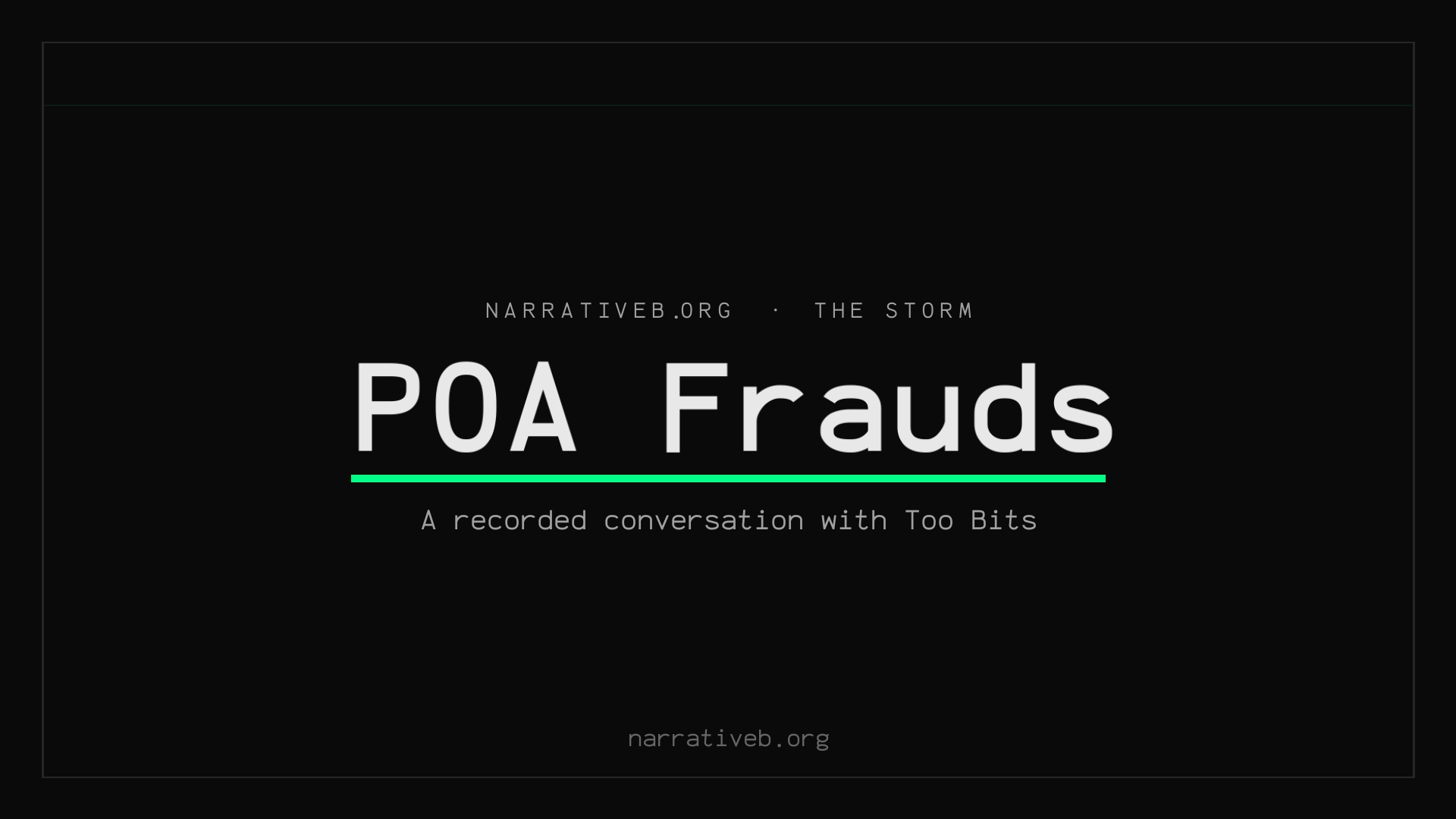POA Frauds