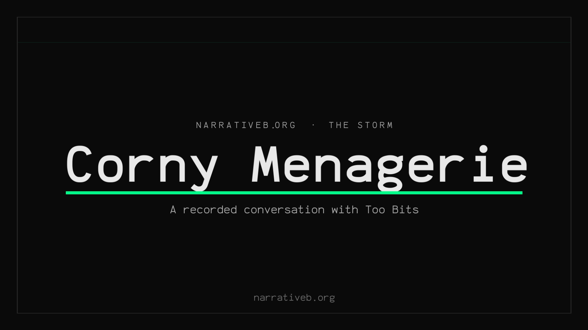 Corny Menagerie