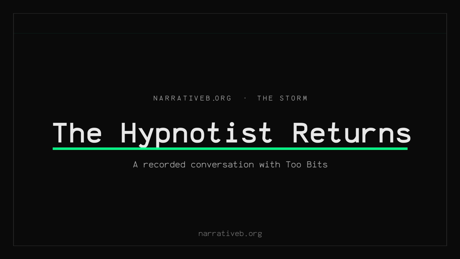 The Hypnotist Returns