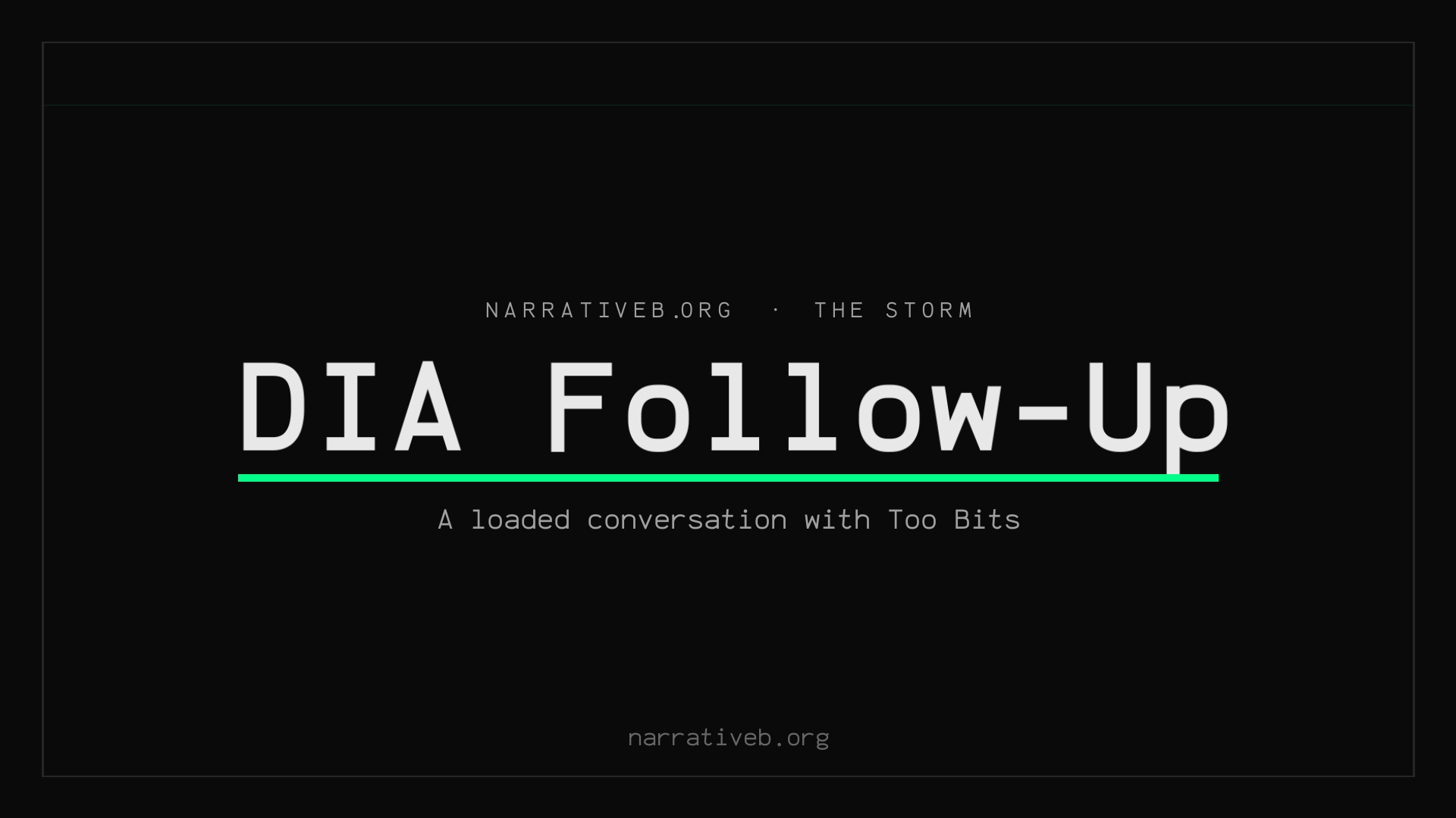 DIA Follow-Up