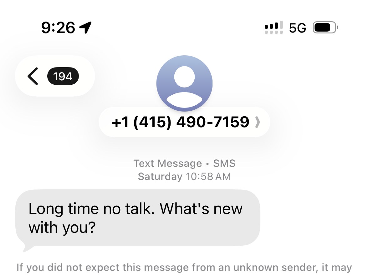Long Time No Talk