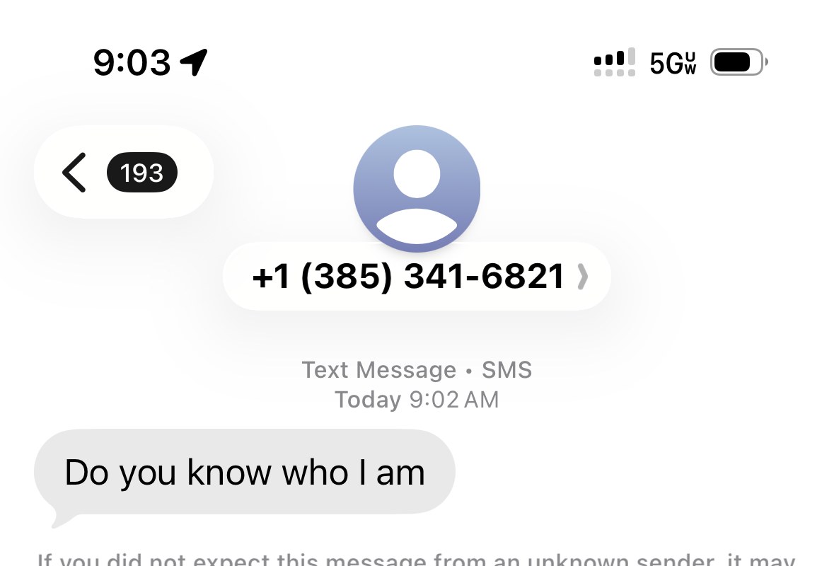 Do You Know Who I Am?